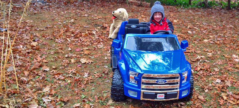Illustration for article titled 2015 Ford F-150 Power Wheels: The Four-Year-Old Kid Review